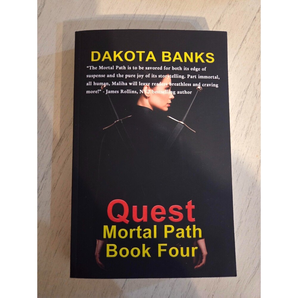 Quest: Mortal Path Book Four by Dakota Banks, Brand New, Soft Cover, Signed